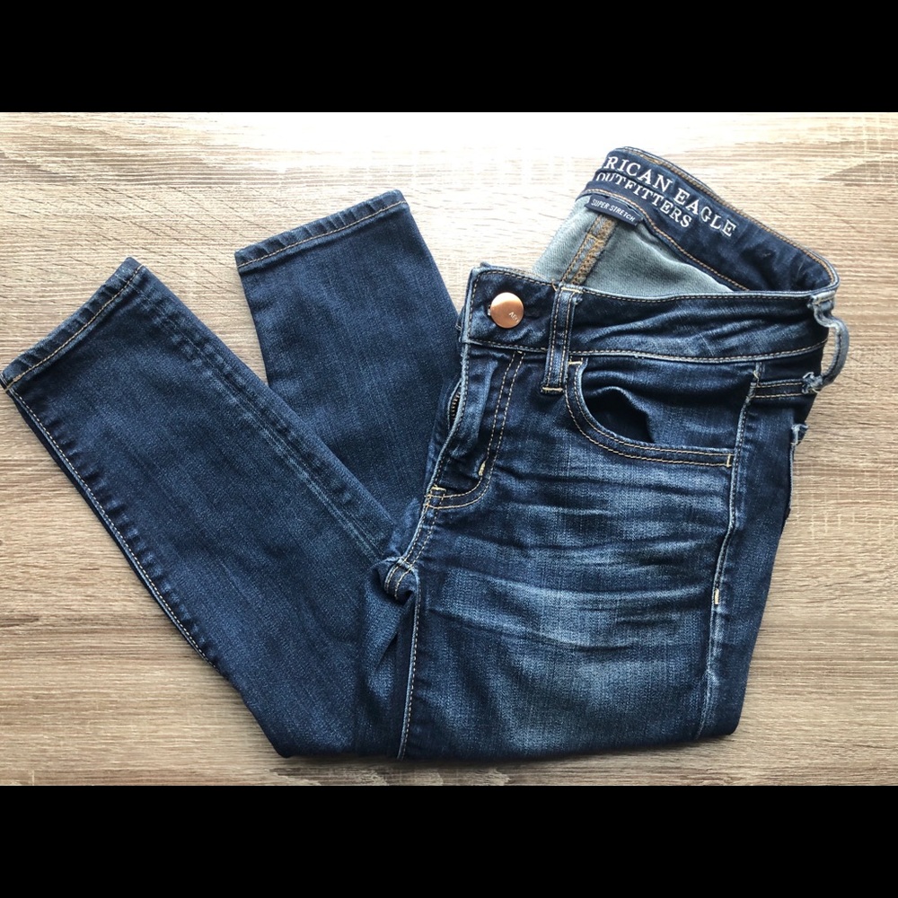 Dark American eagle jeans